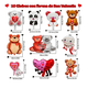thumbnail image 3 of 10 Globos San Valentin Oso De Corazon Metalicos Amor Fiesta Xtellar multicolor, 3 of 3