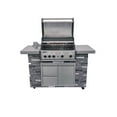 thumbnail image 3 of 60 Inches Pro Elite 5B Northern Slate Q Grill Island, 3 of 10