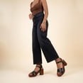 thumbnail image 6 of Cushionaire Slate Faux Wooden Heel Sandal, Comfortable Platform Sandals with Chunky Heels for Women, Wide Widths Available, 6 of 13