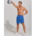 thumbnail image 4 of COOFANDY 2 Pack Mens Athletic Running Shorts 7'' Gym Workout Shorts Lightweight Drawstring Training Shorts with Zipper Pockets, 4 of 6