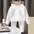 thumbnail image 2 of NOLDARES Boys' Cartoon Car Printed Long Sleeve Pajama Set 2-Piece Winter Soft Cozy Kids Sleepwear Loungewear 6-12 Months 12-24 Months 2t 3t 4t 5t 6t 7t 8t 9t Children,White,4-5 Y, 2 of 5