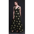 thumbnail image 2 of Bimba Butterfly Ladies Printed Resort Maxi DrawstringÂ&nbsp;DressÂ&nbsp;Spaghetti Strap Beach Wear-Large, 2 of 4