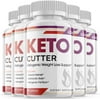 Keto Cutter - Ketogenic Weight Loss - Energy & Focus Boosting Dietary Supplements for Weight Management & Metabolism - Advanced Fat Burn Raspberry Ketones Pills - 300 Capsules (5 Pack)