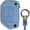 Blue, variant on Compatible Key Fob Cover for Jeep Grand Cherokee Dodge Charger Challenger Durango Journey Dart Chrysler 300 Key Case Holder Protector Keychain
