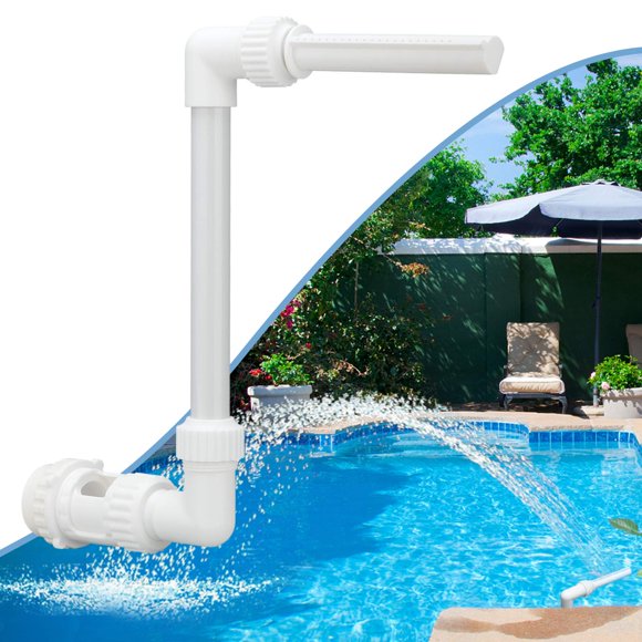 Spray ajustable ZCONIEY para piscina, cascada y fuente, 4,3 m de altura