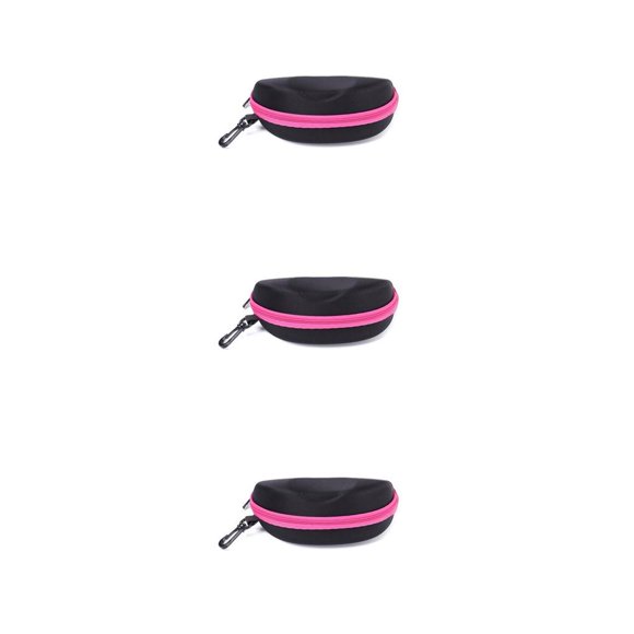 Inteprter Estuche de almacenamiento para gafas de sol, organizador de transporte, suministros para hombres y mujeres, negro Type4 NO4