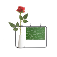 thumbnail image 1 of Organic Chestry Molecular Atoc Structure Artificial Rose Flower Hanging Vases Decoration Bottle, 1 of 3