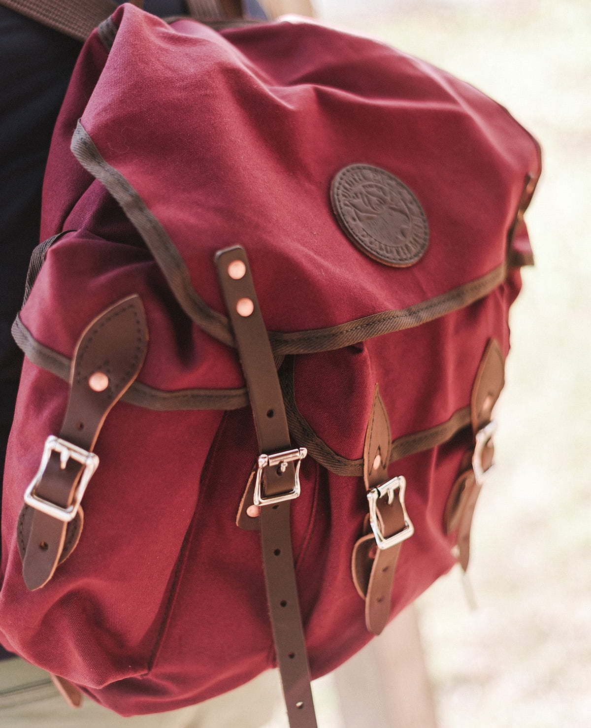 Duluth Pack Duluth Minn Unisex Canvas Travel Hiking Wanderer Backpack Pink Rambler Pack by Duluth Pack – Minnesota Canoes main image 3