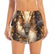 thumbnail image 2 of Balery Golden Horned White Dragon Pantalones cortos deportivos para mujer con forro y dos bolsillos, elásticos, para entrenamiento, gimnasio, yoga-Large, 2 of 7