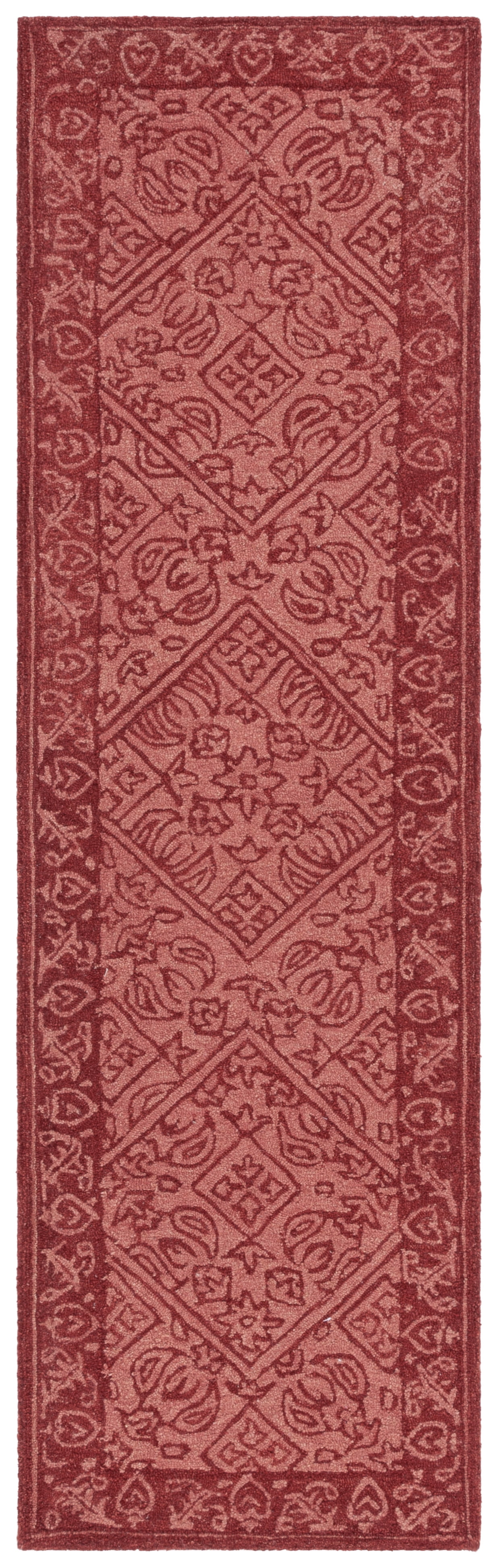 Safavieh Dip Dye Felicia Floral Runner Rug, Red, 2'3" x 7'