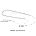 thumbnail image 2 of SHENMO 6m Parrot Bird Anti bite Flying Training Rope Leash Kits Random Color (Foot Ring Dia. 6.5mm), 2 of 6