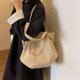 thumbnail image 2 of Bolso de mano de pana para mujer, bolso de hombro grande informal, bolso Hobo, bolso de viaje, 2 of 6