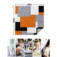 thumbnail image 5 of Orange Black Grey Cloth Napkins Washable Set of 1, Middle Century Irregular Geo Abstract Art Reusable Dinner Table Napkins Cloth Bulk for Weddings Kitchen Restaurants Hotel Events Party 20 x 20 Inch, 5 of 9