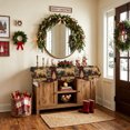 thumbnail image 5 of Christmas Mantle Scarf 90x17 Inch, Wildlife Patchwork Rustic Fireplace Christmas Decorations Cover Runner, Country Bears Canbin Forest Christmas Mantel Decorations Xmas Holiday Mantel Scarves, 5 of 8