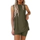 thumbnail image 1 of Pijama PRETTYGARDEN Conjunto de 2 Piezas con Shorts Lounge Verde Militar Talla M, 1 of 8