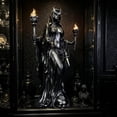 thumbnail image 5 of Hekate Greek Goddess Resin Sculpture, Underworld Light-Bringer with Hounds, 5 of 7