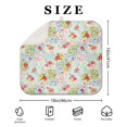 thumbnail image 4 of Pioneer Flower Floral Print Pattern Kitchen Dish Drying Mat 1 Pack, Ultra Absorbent Microfiber Drainer Mat, 16"x18", 4 of 6