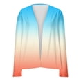 thumbnail image 5 of IMENGL cardigans d'Été Légers à Manches Longues à devant Ouvert, Bleu 2TG, Taille M-2TG, 5 of 5