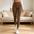 thumbnail image 6 of fatyb Plus Size Leggings for Women High Waisted Soft Yoga Pants Stretch Womens Comfort Workout Pants, 6 of 7