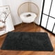 thumbnail image 4 of Alfombra Chicrug 61 x 122 cm, felpa suave, antideslizante, color gris oscuro, 4 of 7