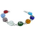 thumbnail image 5 of GlassOfVenice Murano Glass Sorgente Millefiori Bracelet - Multicolor, 5 of 5
