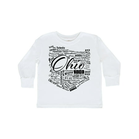 

Inktastic Ohio Word Salad Gift Toddler Boy or Toddler Girl Long Sleeve T-Shirt