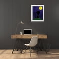 thumbnail image 3 of Grey, Jace 25x32 White Modern Wood Framed Museum Art Print Titled - Halloween Cat. A, 3 of 4