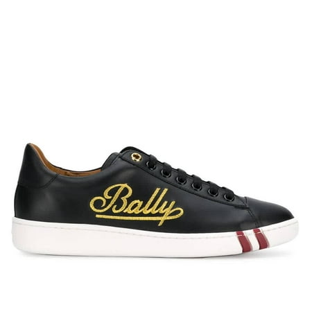 

Bally Wiera Black Leather Low-top Sneakers Brand Size 6