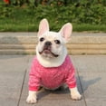 thumbnail image 3 of TELOLY Dog Clothes Warm-Keeping Knit Dog Coat Adventure-Ready Wear Cute Dog Outfit Purple, 3 of 4