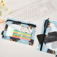 thumbnail image 3 of 2 Pack Flip Folders with Clear PVC Window Binder Pouches 3-Ring Binder Organizer for Office & Home Cartoon Dog Faces and Bones, 3 of 6