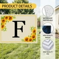 thumbnail image 5 of ZXCXRQFa Family Name Yard Sign For Outside, Last Name Signs, Monogram Letter F Yard Sign with Stand, 9x12 inches, Rust Free Weatherproof Outdoor Use,Easy to Install, 5 of 6