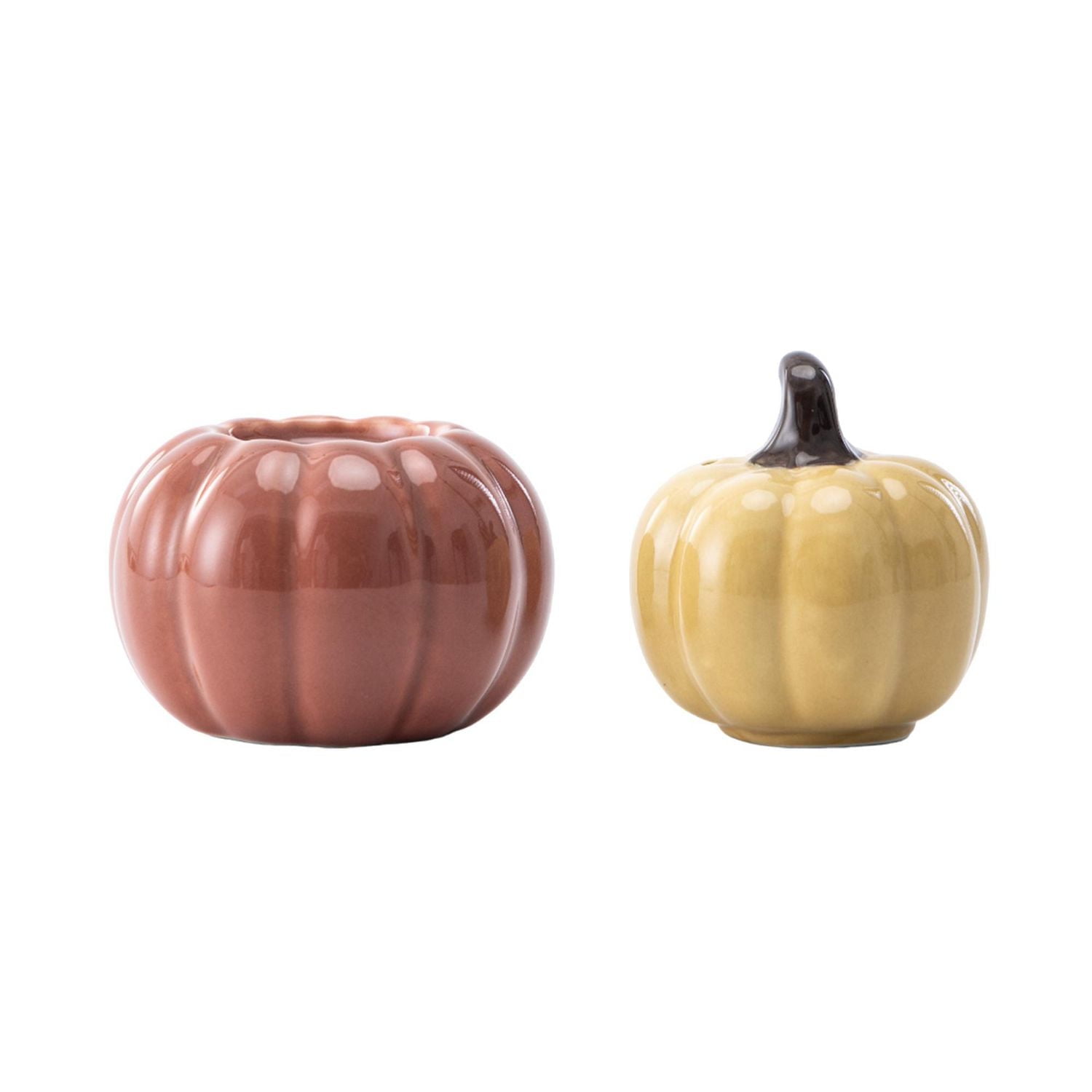 Way to Celebrate Salière et poivrière figuratives en céramique, paquet de 2