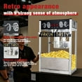 thumbnail image 3 of Commercial Popcorn Machine 30 Oz Kettle 1600W Theater Style Popper with Warming Drawer Three Switch Control for Home Parties Events, 3 of 6