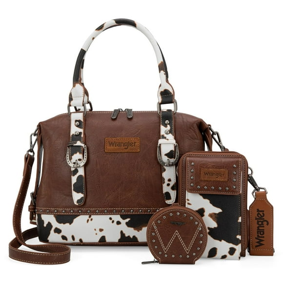 Set de bolsos Montana West Wrangler Doctor Bag para mujer, 3 piezas