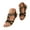 1Black, variant on Sandals for Women 2025 Flip Flops Bohemian Flower Strappy Flats Elastic Slingback Beach Shoes