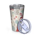 thumbnail image 2 of 16oz Tumblers Multicolor Christmas Deer Pattern Stainless Steel Vacuum Insulated Double Wall Travel Tumbler Cups Mug with Lid and Straw,Cleaning Brush for Coffee,Tea, 2 of 4