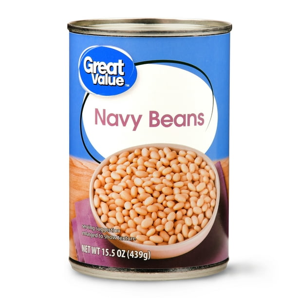 Great Value Navy Bean, 15.5 oz Can