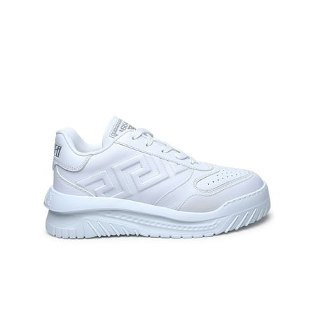

Versace Man White Leather Sneakers