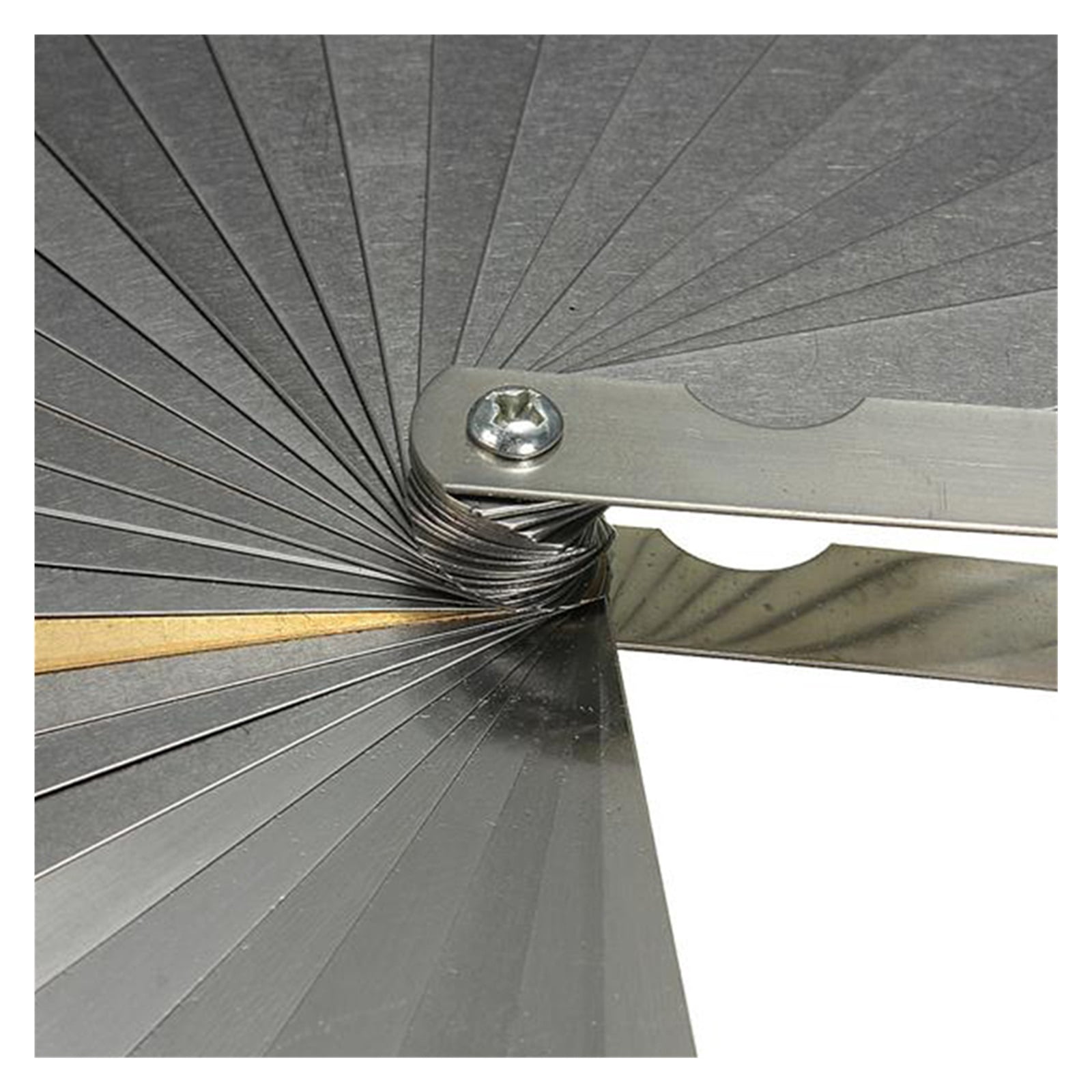 Stainless Steel 32 Blades 0.04-0.88mm Thickness Gap Metric Filler Feeler Gauge ,Easy to Use