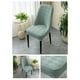 thumbnail image 4 of Herunwer Large Arcs Half Pack Elastic Dining Table Chair Cover Half Round Household Chair Cover Cushion Backrest One Universals Chair, 4 of 6