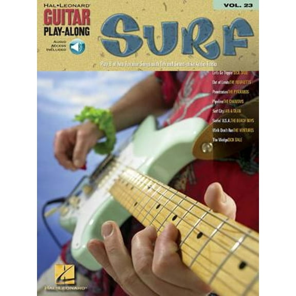 Pre-Owned Surf: Guitar Play-Along Volume 23 (Book/Online Audio) [With CD (Audio)] (Paperback) 0634073656 9780634073656
