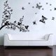 thumbnail image 5 of Billuyoard 50x70cm pegatinas de pared modernas mariposa vid flores negras decoración de pared película decoración del hogar Accesorios Decoración del hogar Billuyoard JJ8565-00, 5 of 6