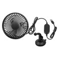 thumbnail image 2 of Suction Cup Car Fan Portable USB Fan 12V/24V Cooling Fan for Home Car, 2 of 5