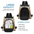 thumbnail image 6 of FORMRS Women's Travel Backpack Purse Anti-Theft Hidden Pockets Casual Shoulder Bag, Floral Cow, 6 of 7