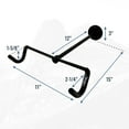 thumbnail image 5 of Minimalist Bike Wall Rack | Road & Mountain Bike Garage Hook, 5 of 11