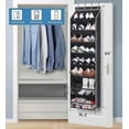 thumbnail image 2 of Over the Door Shoe Rack for Door Sneakers Large Hanging Shoe Organizer for Closet Door Storage Boots, 2 of 4