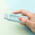 thumbnail image 3 of Goma de borrar retráctil deslizante con funda de plástico, paquete de 3 gomas de borrar pastel bonitas, gomas de borrar estéticas de empuje y extracción con funda de plástico para estudiantes, 3 of 8