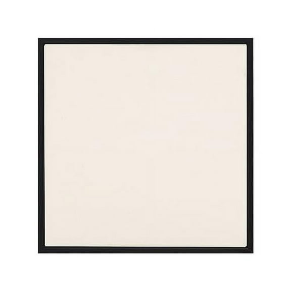 PIXY CANVAS Value Pack of 16x16 Stretched Canvas 3/4 (0.75) inch deep and Floater Frame for Your Paintings/Artwork/Wall Art/Wall Decor (Black Oak, 16 x 16 inch, Square)