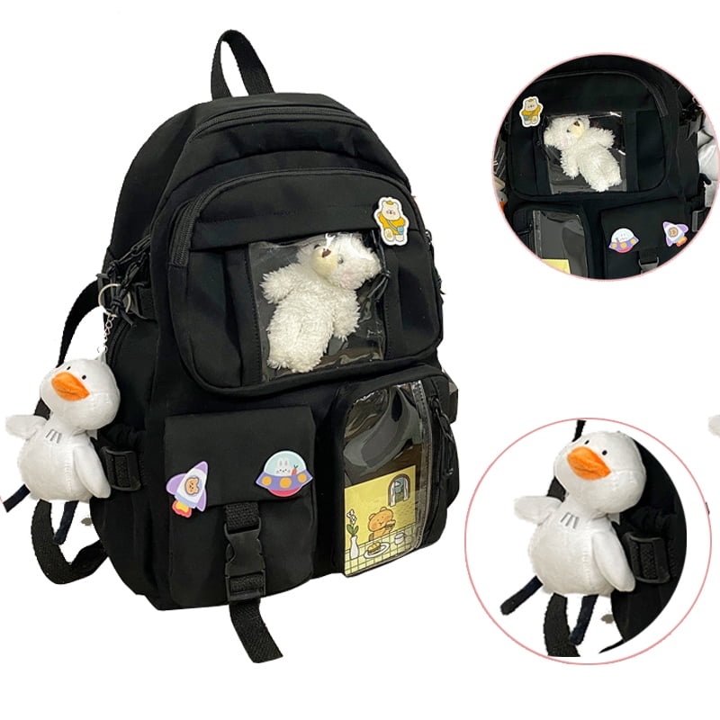 Duck Cartoon Cute Children's Schoolbag Fashion Boy Girl Student Backpack  Large Capacity Waterproof Primary School Bag