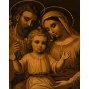 Autom Catholic print picture - Holy Family 6 - 8 in x 10 in ready to be framed